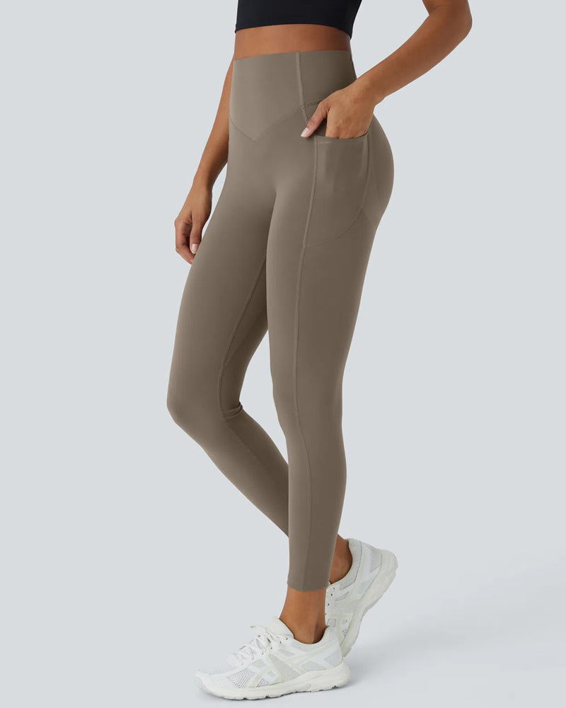 High Waisted Tummy Control Shaping Training Leggings