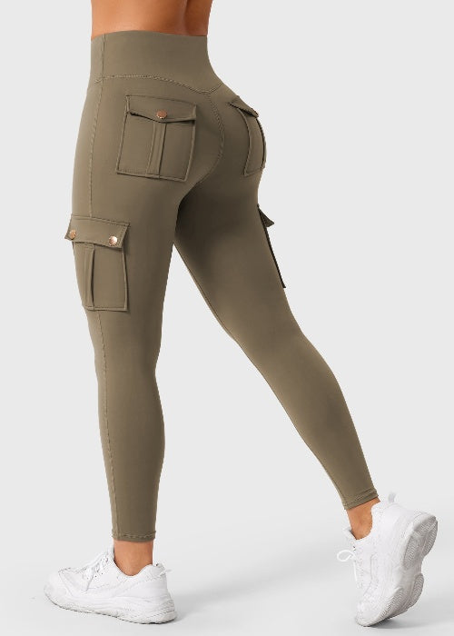 Cargo Pocket Butt Lifting Leggings