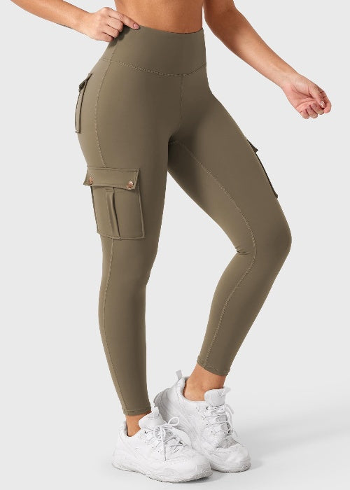 Cargo Pocket Butt Lifting Leggings