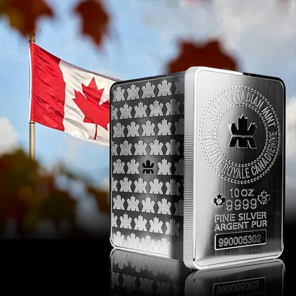 Royal Canadian Mint 10 oz Silver Bar