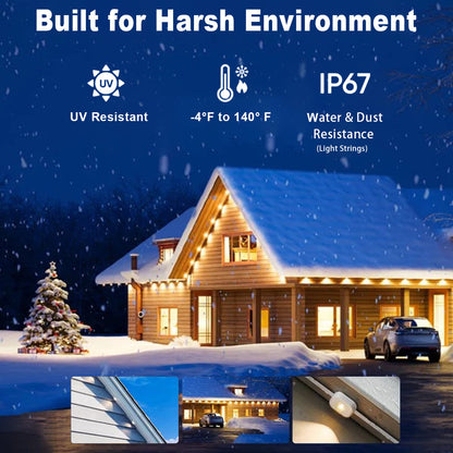 2025 Upgraded Smart Rainbow LED Permanent Outdoor Lights Pro