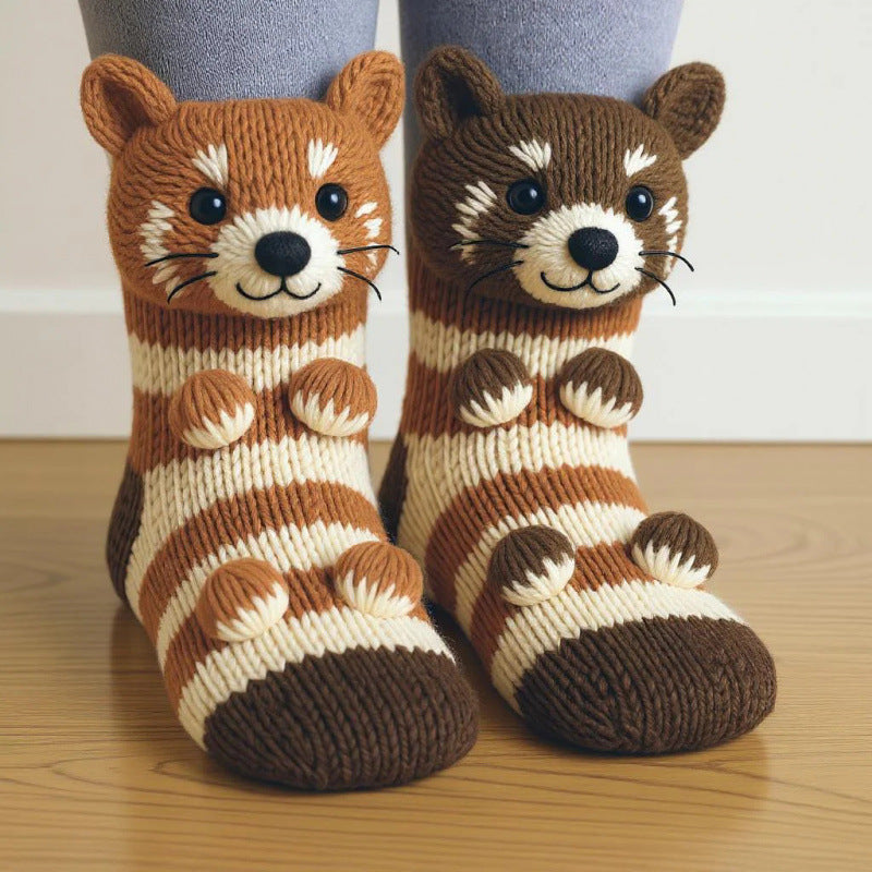 3D Knit Animal Socks🧦