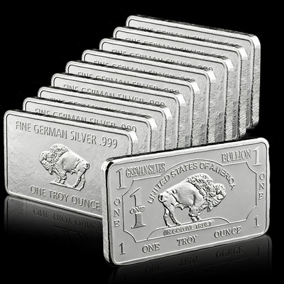 Germany Buffalo Silver Bar ( 1 Troy Ounce )