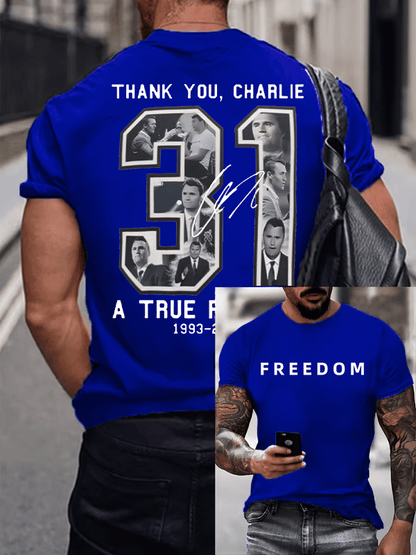 Commemorative freedom 31 Printed T-Shirt