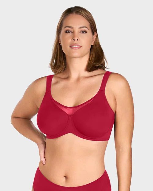 Plus Size Cooling Full Coverage Minimizer Bra