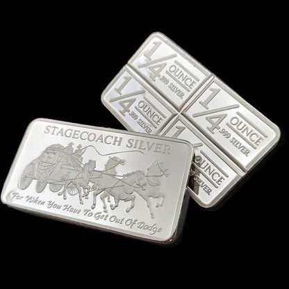Stagecoach Silver Bar - 1/4 Divisible Bar