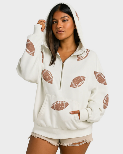 🧥 Long Sleeve Zip-Up Hoodie | Casual Loose-Fit Versatile Sports Jacket