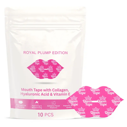 👄 Royal Plump Sleep Mouth Tape | Hydrate + Plump Lips