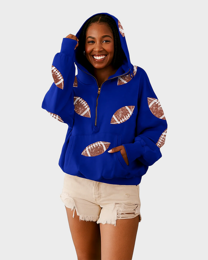 🧥 Long Sleeve Zip-Up Hoodie | Casual Loose-Fit Versatile Sports Jacket