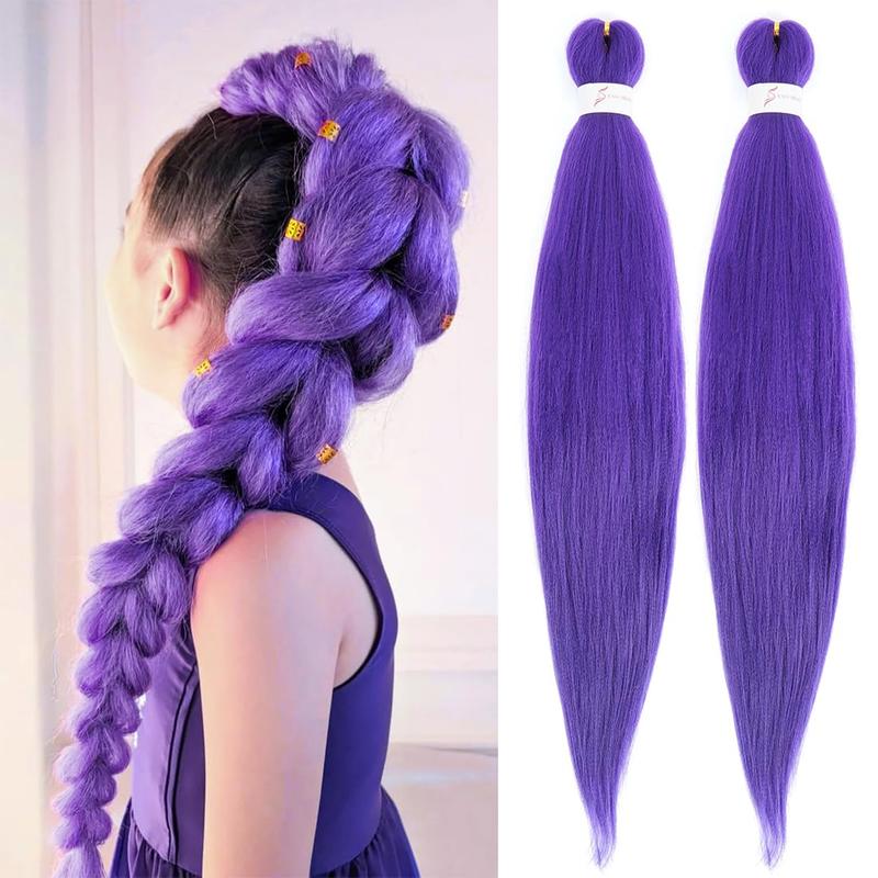 Long  Braiding Hair 20inch Pre Stretched Synthetic Braiding hair Extensions for Braids