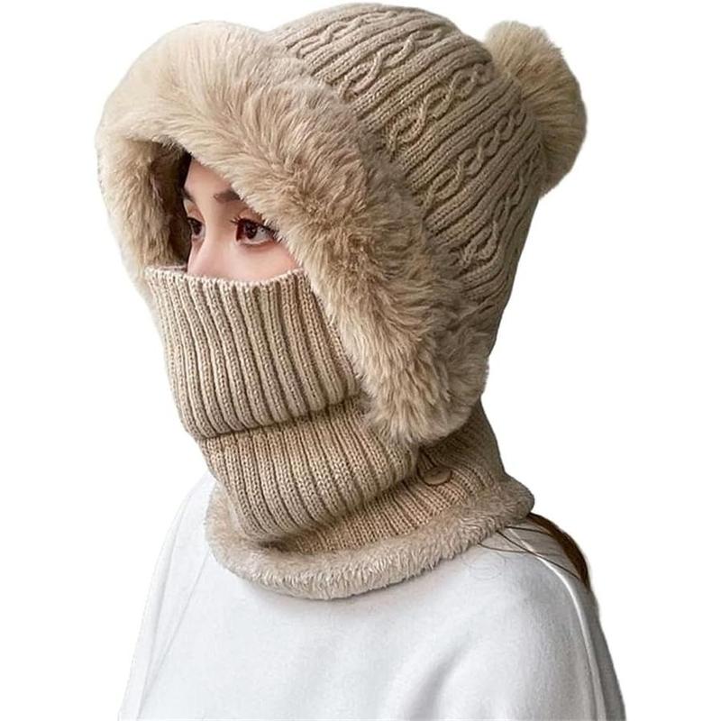 Men Women Windproof Ski Mask Cold Weather Gear Face Cover Winter Scarf Hat Outdoor Sports Protection
