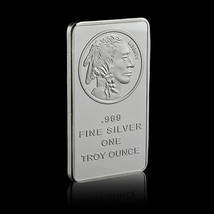 10 oz Silvertowne Mint Buffalo Silver Bar