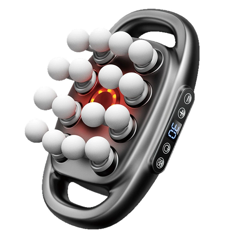 16-Head Massage Gun with 30 Levels: Deep Tissue Percussion for Back, Shoulder & Leg Pain Relief