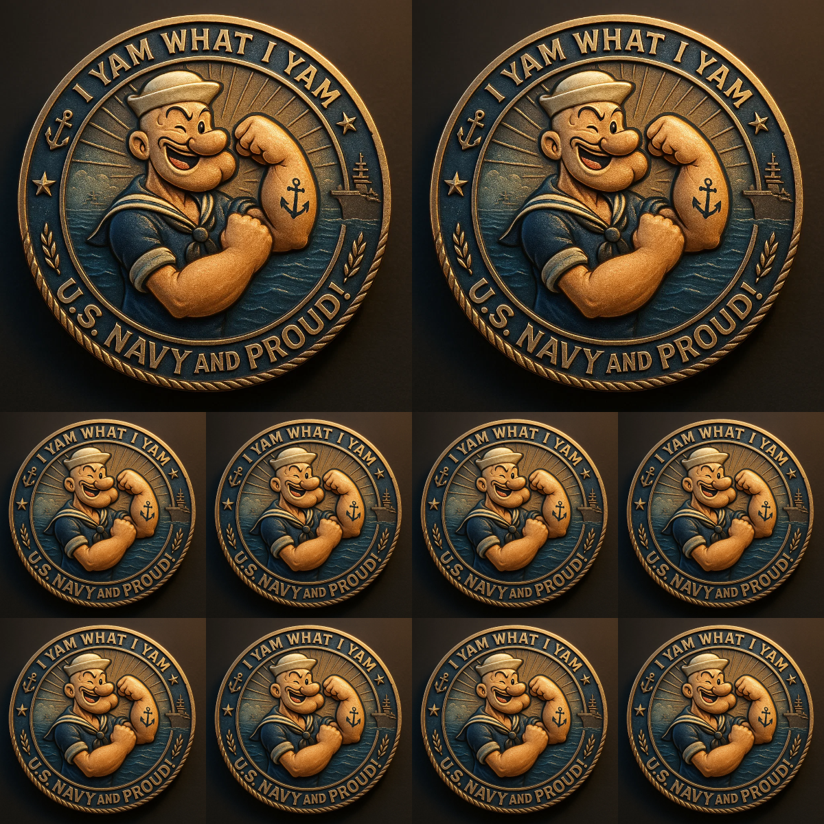 U.S. Navy Commemorative Coin – Anchor of Freedom⚓