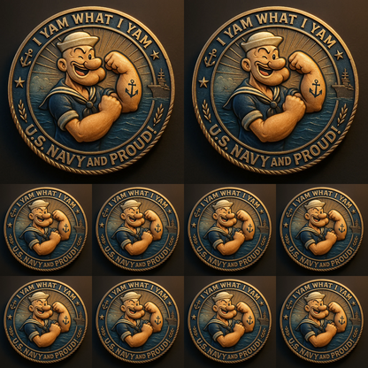 U.S. Navy Commemorative Coin – Anchor of Freedom⚓