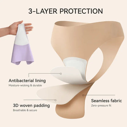 Camel Toe Cover Thongs for Women - G-String, Seamless Design