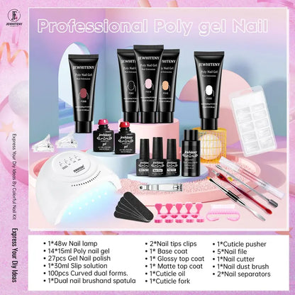 ✨Manicure Set｜Color Gel + Extension Gel + UV Lamp