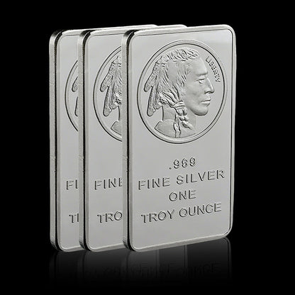 10 oz Silvertowne Mint Buffalo Silver Bar