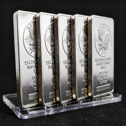 10 oz Sunshine Mint Silver Bar .999 Fine