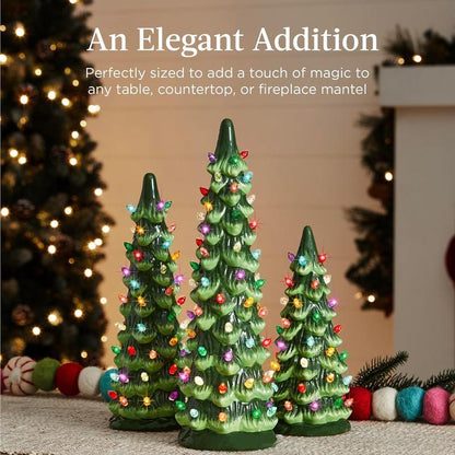 Hand-Painted Tabletop Christmas Trees🎄