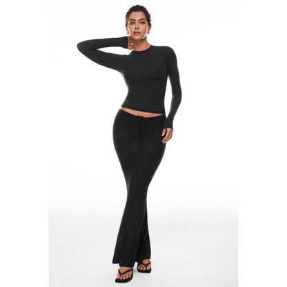 Single-Layer Basic Long Sleeve Shirts