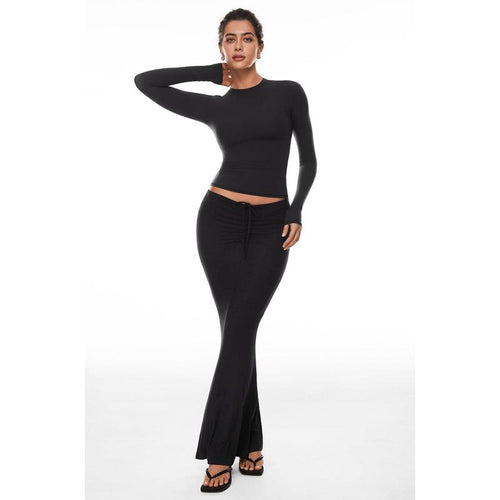 Single-Layer Basic Long Sleeve Shirts