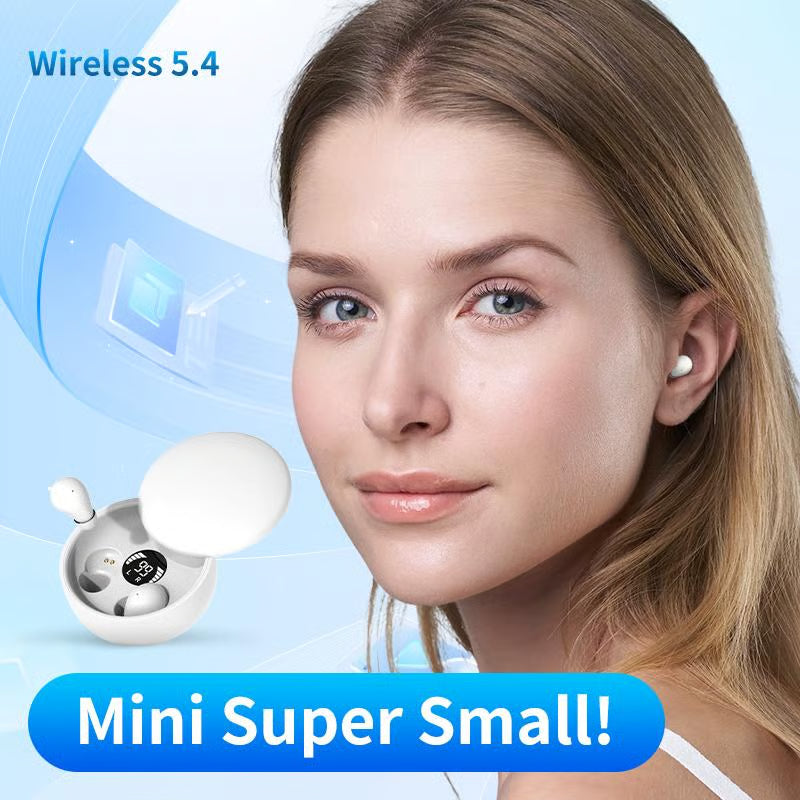 🎧Mini Invisible Headphones Bluetooth 5.4 True Wireless In-Ear Earphones