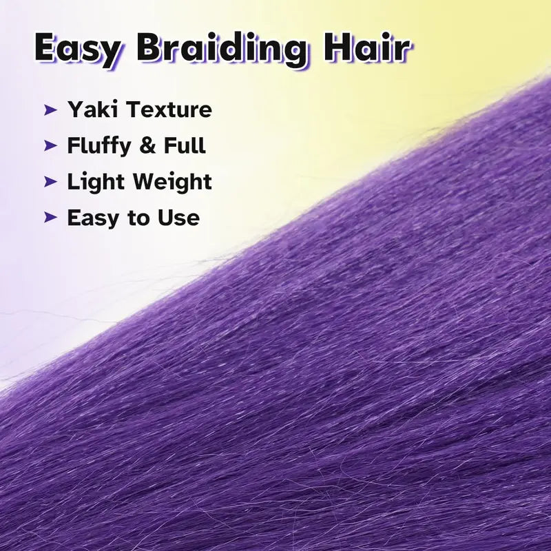 Long  Braiding Hair 20inch Pre Stretched Synthetic Braiding hair Extensions for Braids