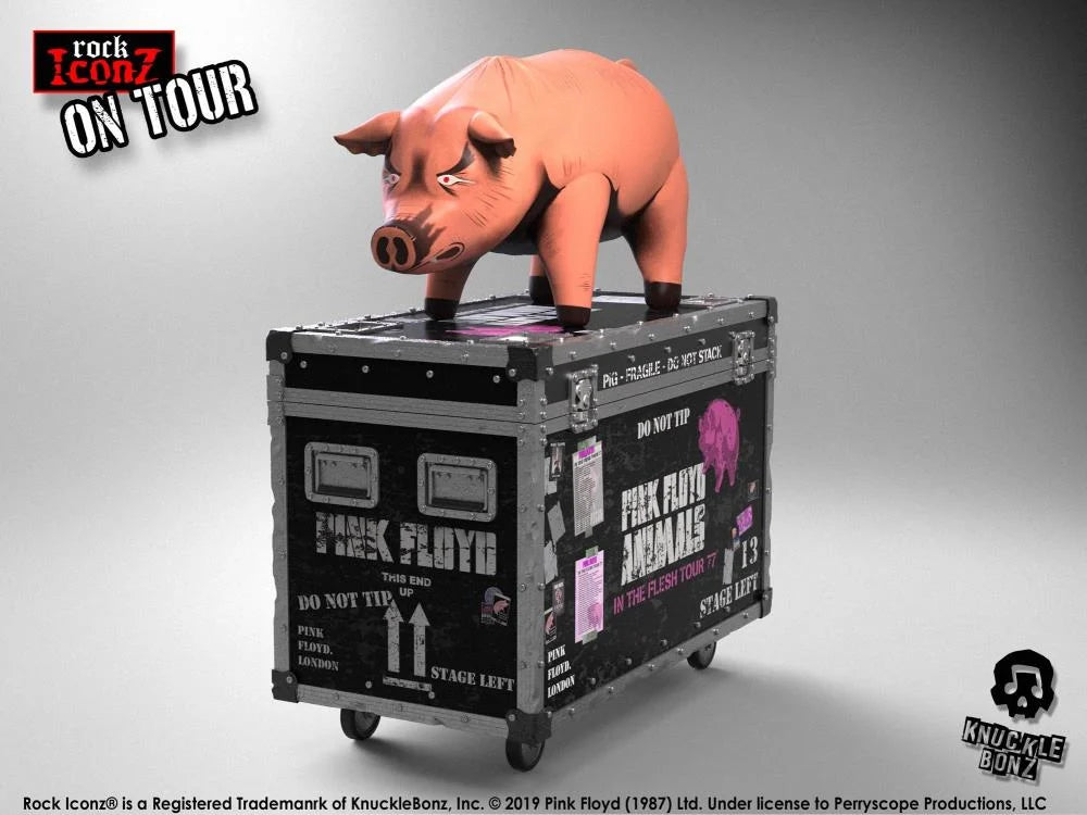 On Tour The Pig Limited Edition Statue BY KNUCKLEBONZ - BRAND PINK FLOYD