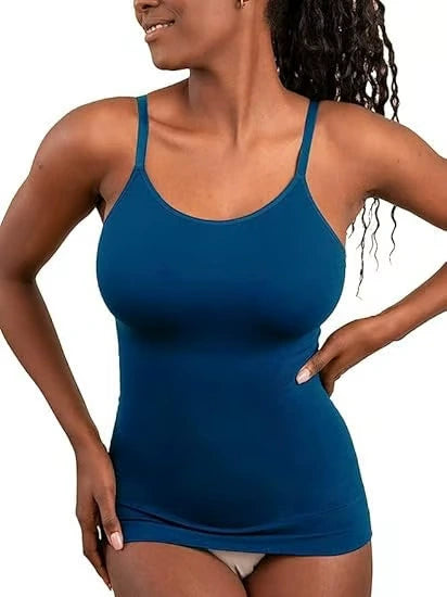 Scoop Neck Cami,Adjustable Strap Tummy Control Shaping Tank Tops for Women