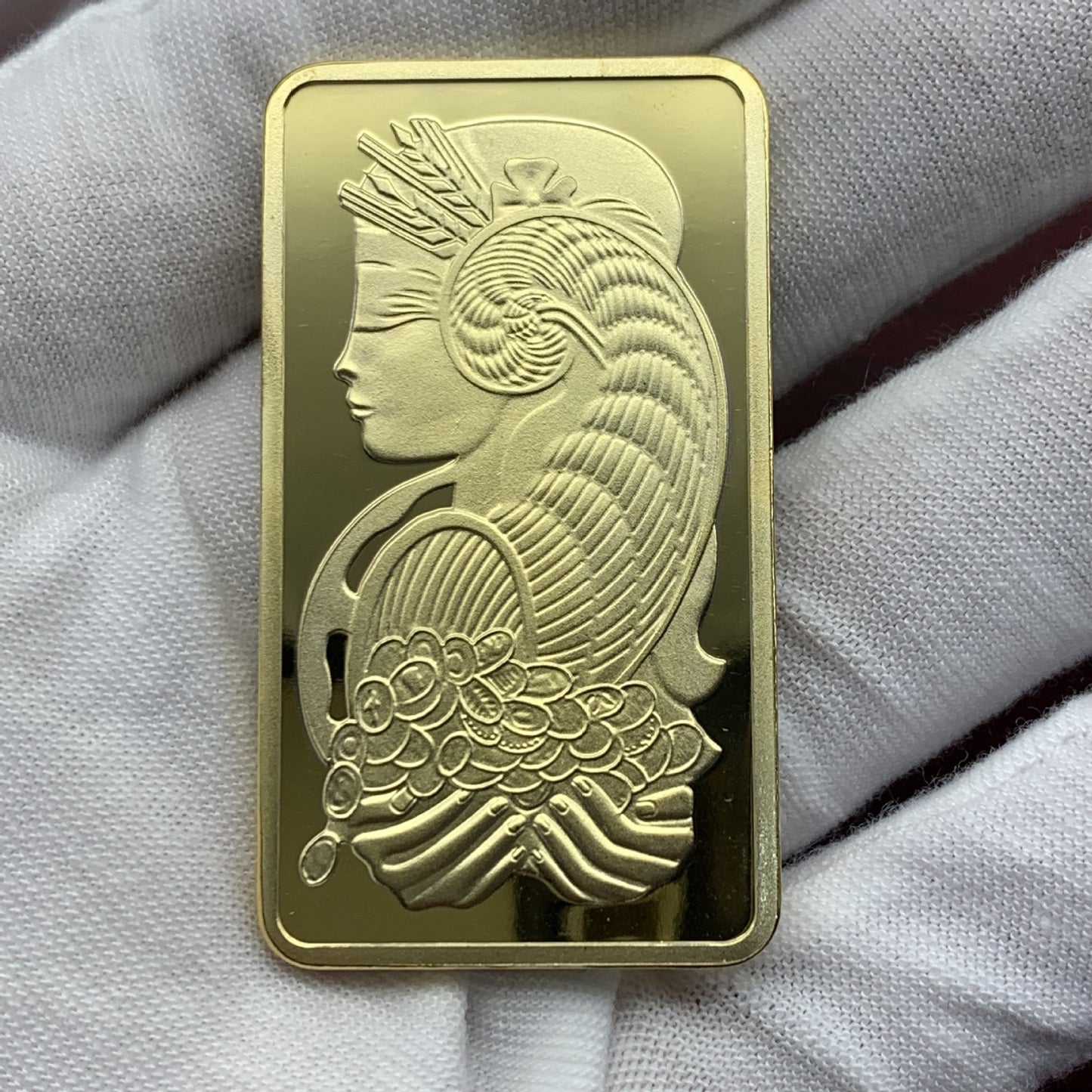 1 oz Gold Bar PAMP Suisse Lady Fortuna Veriscan Carbon Neutral