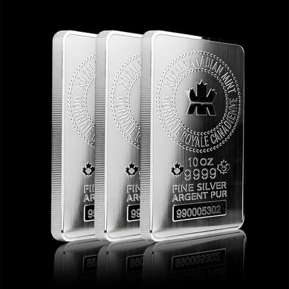 Royal Canadian Mint 10 oz Silver Bar