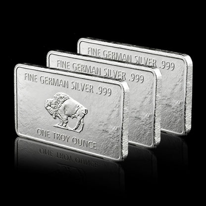 Germany Buffalo Silver Bar ( 1 Troy Ounce )