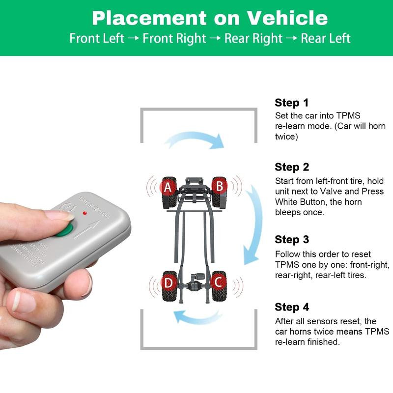 TPMS Reset Tool Sensor Relearn Reset Tool