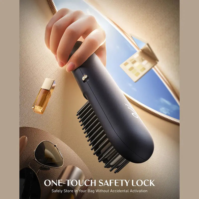 🔥 10 APEX Cordless Hot Brush | Ionic Ceramic Styler with Digital Display