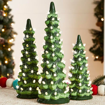 Hand-Painted Tabletop Christmas Trees🎄
