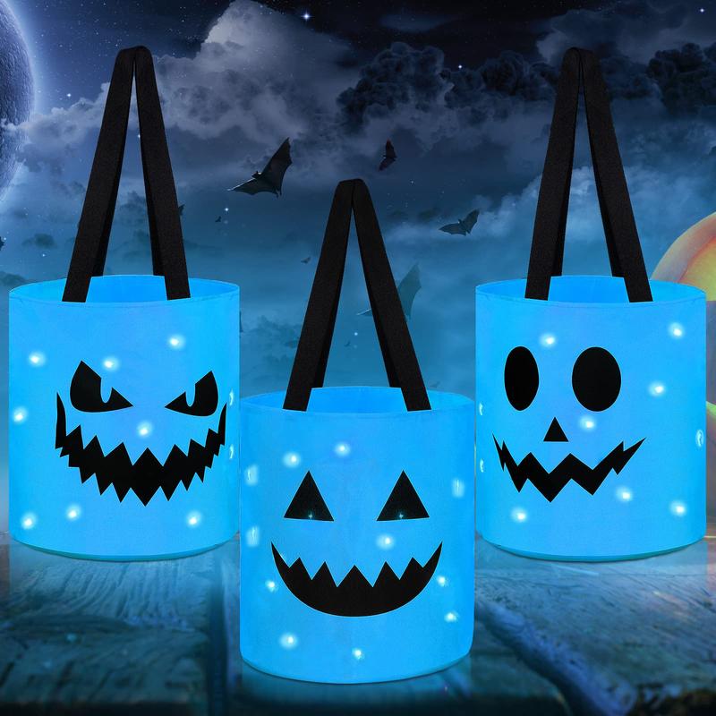 🎃 Halloween LED Candy Buckets | Reusable Trick-or-Treat Bags