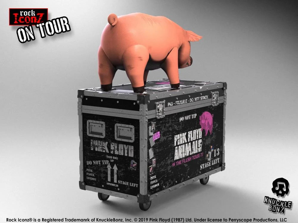 On Tour The Pig Limited Edition Statue BY KNUCKLEBONZ - BRAND PINK FLOYD