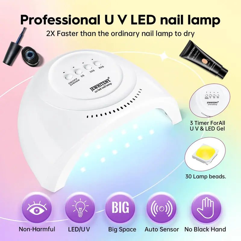 ✨Manicure Set｜Color Gel + Extension Gel + UV Lamp