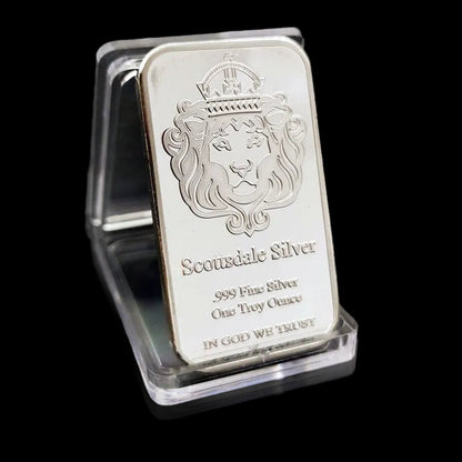 Scottsdale Silver 1 Troy oz .999 Fine Silver Bar