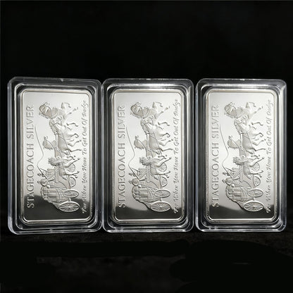 Stagecoach Silver Bar - 1/4 Divisible Bar