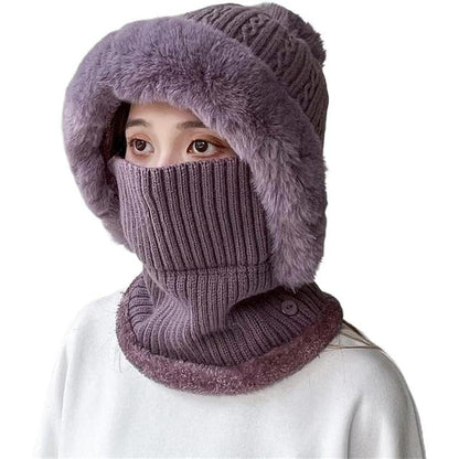 Men Women Windproof Ski Mask Cold Weather Gear Face Cover Winter Scarf Hat Outdoor Sports Protection