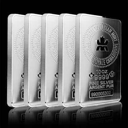 Royal Canadian Mint 10 oz Silver Bar