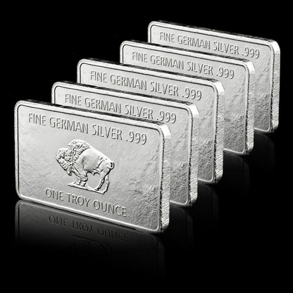 Germany Buffalo Silver Bar ( 1 Troy Ounce )