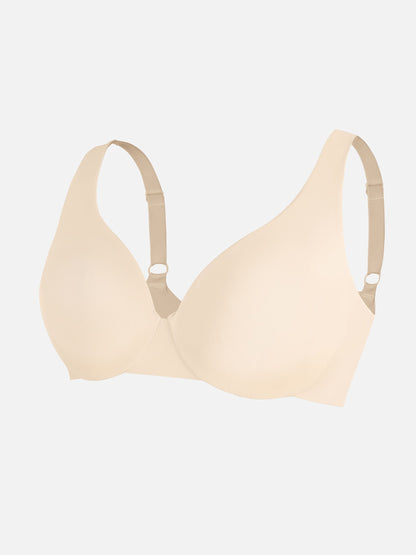 Underwire Adjustable Deep V-neck Bra