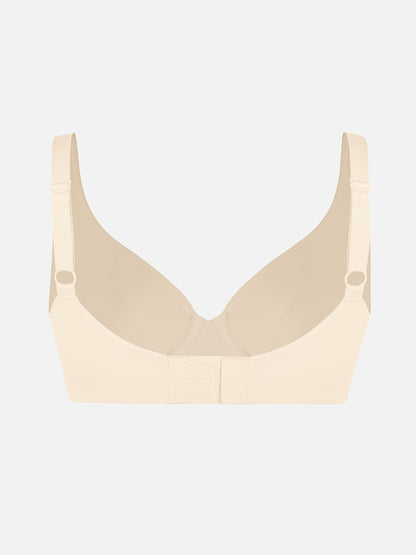Underwire Adjustable Deep V-neck Bra