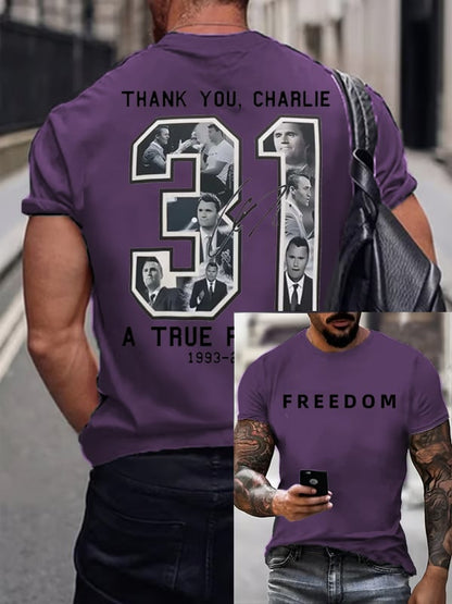 Commemorative freedom 31 Printed T-Shirt