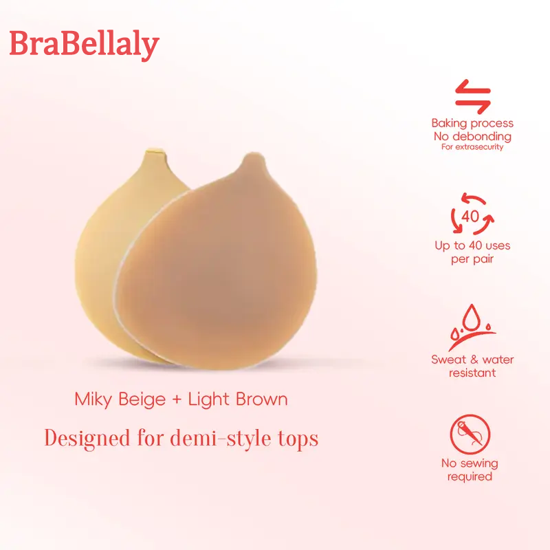 ✨ Invisible Sticky Bra | Strapless Push-Up Adhesive Nipple Covers