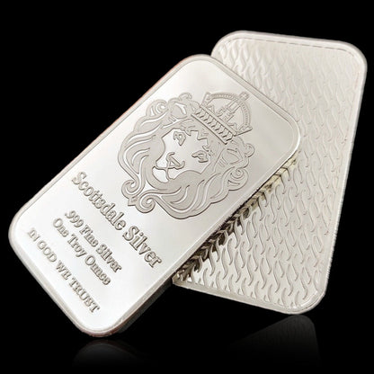 Scottsdale Silver 1 Troy oz .999 Fine Silver Bar