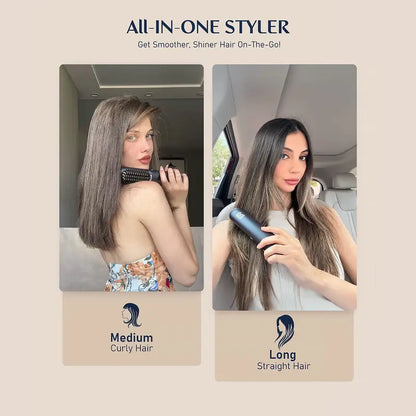 🔥 10 APEX Cordless Hot Brush | Ionic Ceramic Styler with Digital Display